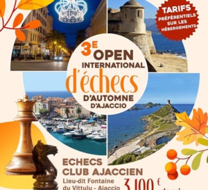 3ème Open International d'automne de la ville d'Ajaccio